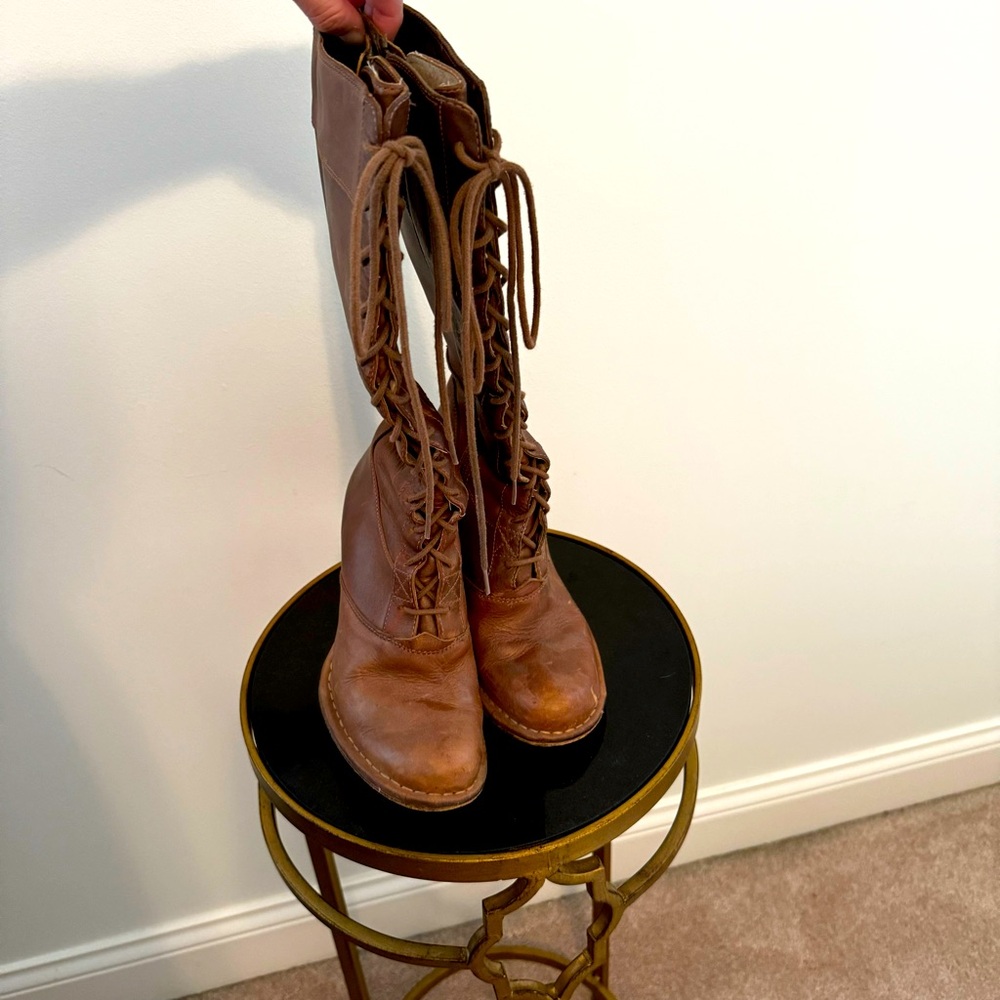 Frye Vintage Lace Up Boots
